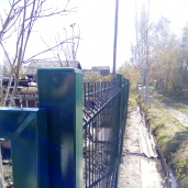Забор 3д- монтаж в пригороде Хабаровска.401