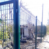 Забор 3д- монтаж в пригороде Хабаровска.397