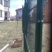 Забор секционный сварной, пруток 4-5мм, ral6005331